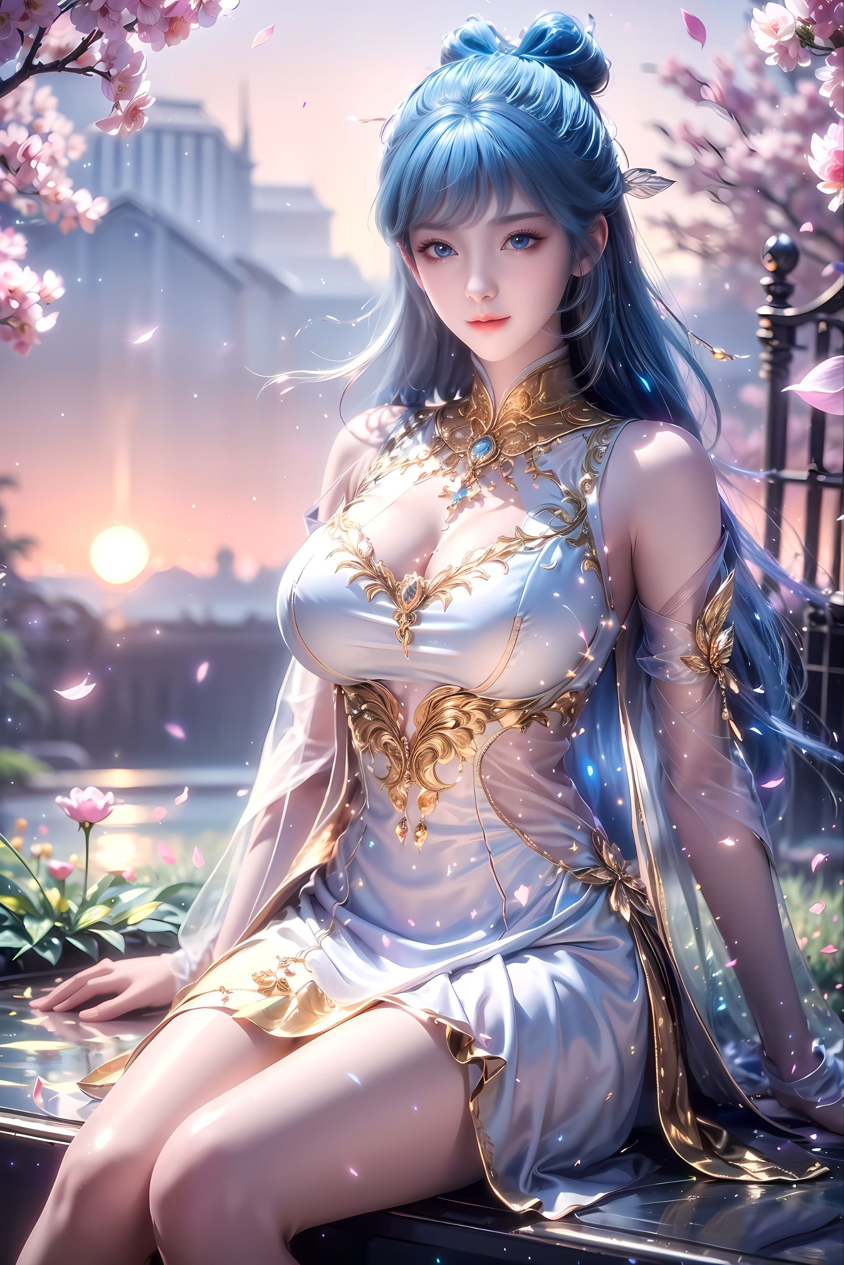 她的出现